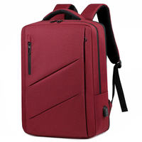 Nouveau sac à dos simple pour les trajets quotidiens, multifonction, grande capacité, portable, sac à dos pour ordinateur de qualité avec port de charge USB
