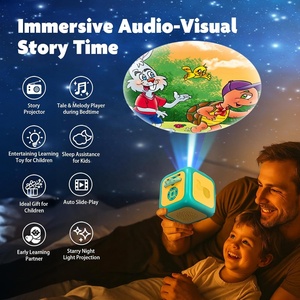 Proyector <span class=keywords><strong>de</strong></span> Cuentos para Niños Pequeños, Máquina <span class=keywords><strong>de</strong></span> Sueños con Cuentos, Proyector <span class=keywords><strong>de</strong></span> Libros <span class=keywords><strong>de</strong></span> Cuentos con Historias Educativas y Música - Product Image 4