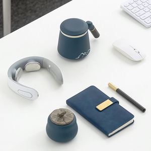 Customers Notebook Ceramic Tea <b>Cup</b> Cervical Spine Apparatus Office Items Luxury Gift Set 2024 New Product - Product Image 2