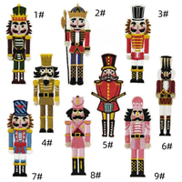Vente en gros de marionnettes brodées de haute qualité Secustme Curity Guard fer sur patchs