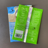 Sacs d'emballage en papier kraft transparent avec fenêtre, couleur personnalisée, 750 g, farine de manioc/tapioca, poudre d'épices, fermeture centrale