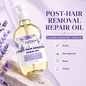 Aceite Reparador Post Depilación Orgánico Vegano y Libre de Crueldad Animal, Hidratación Intensa para <span class=keywords><strong>Piel</strong></span> Seca y con Picazón Después del Afeitado para Rostro y Cuerpo - Product Image 1