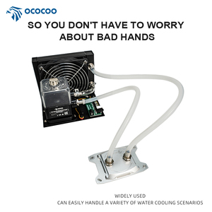 Ococoo 120Mm Quạt Tản Nhiệt <span class=keywords><strong>CPU</strong></span> Nước Làm Mát Kit Cho PC Chơi Game 12V Mạnh Mẽ Chất Lỏng Mát Nhôm Trường Hợp Máy Tính OC-120L-55A-24V - Product Image 4
