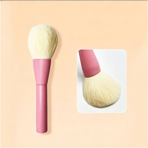 Ensemble de 4 pinceaux de maquillage vegan rose, pour anticernes, blush, poudre libre, fard à paupières, kit de beauté cosmétique de voyage - Product Image 5