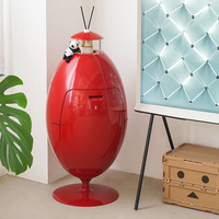 Kreativer Designer High-End Dinosaurier Ei Boden stehende Ornamente Umwelt freundliche Wohnzimmer Beistell tisch Küchen abfälle