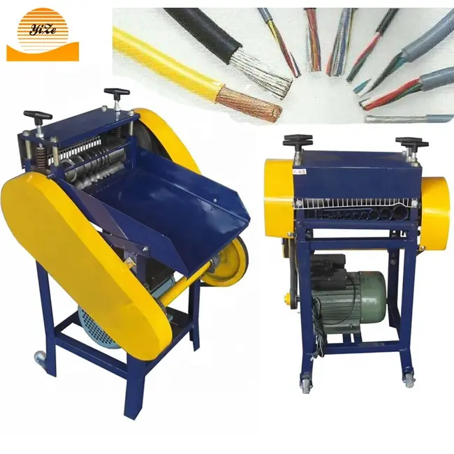 Small Waste Cable Stripper Cutting Scrap Copper Wire Stripping Peeling Machine