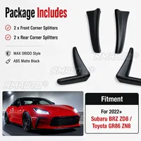 For Subaru BRZ ZD8 2022+ Car Accessories Front Rear Bumper Corner Splitters MAX ORIDO Style Aero Body Kit Toyota GR86 ZN8