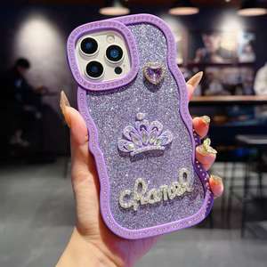 Funda de Silicona Suave con Purpurina y Diseño de Corona para Teléfono Móvil Tecno Spark 7 Camon 50 Pro, Venta al Por Mayor de Fábrica BAILI - Product Image 4