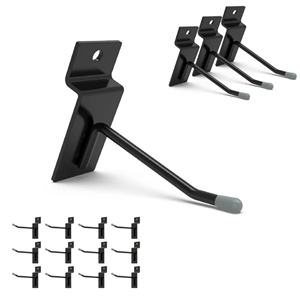 Ganchos para Panel Ranurado OEM – 2 Pulgadas, 50 Unidades, Negros – Diferentes Tamaños – Ganchos Industriales para Exhibición – Duraderos, Resistentes, Capacidad de 20 Libras – Fábrica en Vietnam - Product Image 5