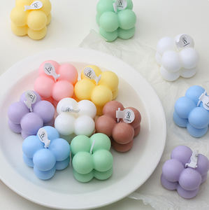 Vela Aromática <span class=keywords><strong>Mini</strong></span> de Cera de Soja en Forma de Burbuja al por Mayor, Bonita Decoración para el Hogar, Regalo de Boda, Hecha a Mano, Caja Transparente, Aroma Dulce - Product Image 4