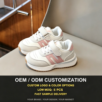 Chaussures de sport décontractées pour enfants, garçons et filles, respirantes, légères, antidérapantes, à semelle en caoutchouc, avec fermeture auto-agrippante, nouvelle collection