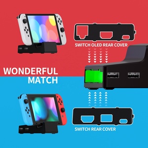 AiryDocky Black DIY Replacement Shell Kit for Nintendo <b>Switch</b> & OLED Dock - Custom Housing <b>Case</b> - Product Image 2