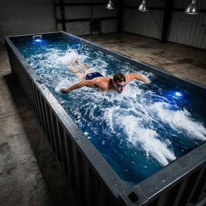 <span class=keywords><strong>Piscina</strong></span> de entrenamiento con potente chorro de agua |   <span class=keywords><strong>Gimnasio</strong></span> y <span class=keywords><strong>Piscina</strong></span> para el Hogar |   Compacto de 40 pies |   Conectar y Usar |   Personalizable - Product Image 1