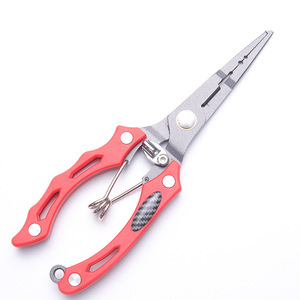 काली मछली पकड़ने की लाइन काटने वाले उपकरण स्टेनलेस स्टील मछली पकड़ने के उपकरण लंबे बीक के साथ - Product Image 5