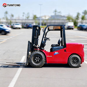 Forklift Diesel 2 Ton Sit-Down 4 Roda, Pengiriman Gratis, Garansi 1 Tahun, Bersertifikat CE untuk Penanganan Logistik Gudang dan Pabrik - Product Image 5