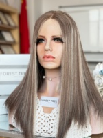 Perruque juive SHY, coupe dégradée, cheveux humains naturels, dessus en dentelle, marque privée, Sheitel, fourniture en gros, commande OEM ODM