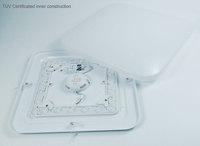 Spot lumineux led carré en acrylique, garantie de 3 ans, pour salon, chambre à coucher, certifié TUV, 1/30000 pièces