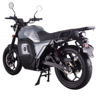 Vélo électrique vintage pour adultes, type moto de rue, NITRO, puissance nominale 3000W, autonomie 80km, avec marche arrière