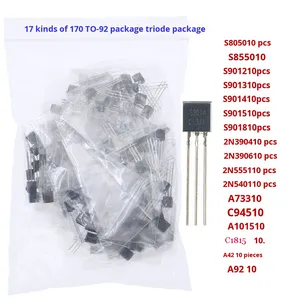 Bảy Thành phần Bộ dụng cụ bao gồm cả điện trở Kit gốm tụ điện Kit điện phân tụ Kit Transistor kit light-Emitting Diode - Product Image 5