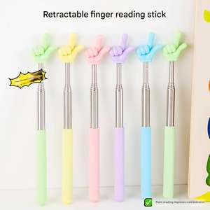 花山旗可爱儿童阅读指挥棒加长杆教学指针棒课堂使用促销商务礼品 - Product Image 5