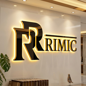 Outdoor Indoor Wall Signage Metal Acrylic logo <b>Led</b> <b>Letter</b> Sign Board Personalized 3d Backlit Light logo <b>Led</b> Sign for Business - Product Image 1