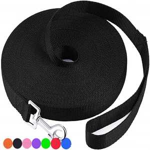 สายจูงสุนัข15Ft ตะกั่ว20Ft ฝึกความคล่องตัวในการฝึกสุนัข50Ft 30Ft สุนัขขนาดใหญ่เหมาะสำหรับการฝึกเล่นตั้งแคมป์หรือสนามหลังบ้าน - Product Image 1