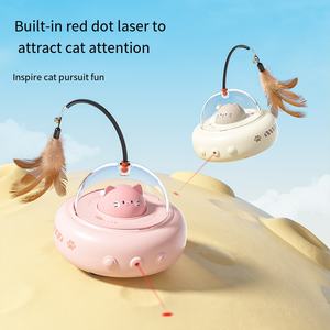 Vente en gros Jouet intelligent de course au laser pour chat Jouet interactif intelligent de mouvement pour animaux de compagnie - Product Image 2