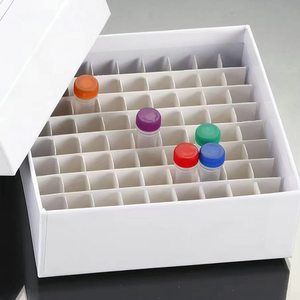 100 boîte à tubes de congélation en plastique pour puits, fournitures du fabricant 0.5ml 1.5ml boîte à tubes cryoval boîte à échantillons de congélation pour Cryotube - Product Image 5