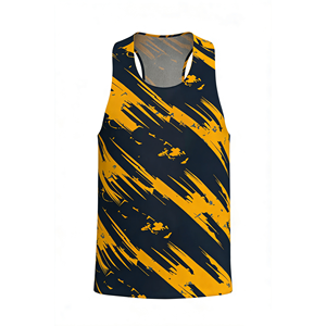 Camiseta Deportiva Casual de Cuello Redondo para Hombre, Tejida, para Entrenamiento Profesional, Maratón, Correr, Sublimada, de Secado Rápido, Transpirable y Fresca para el Verano - Product Image 4