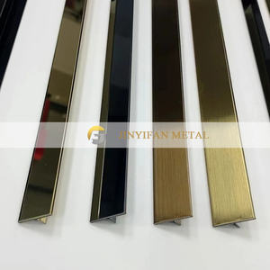 Embellecedor <span class=keywords><strong>de</strong></span> esquina <span class=keywords><strong>de</strong></span> azulejo <span class=keywords><strong>de</strong></span> acero inoxidable, directamente <span class=keywords><strong>de</strong></span> fábrica, tipo T, vv696 AISI - Product Image 2