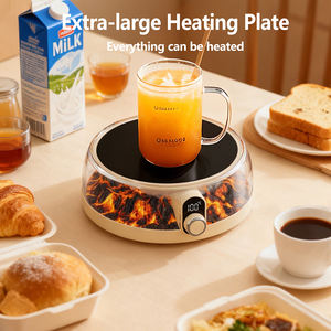 كوب قهوة محمول ، كوب قهوة دافئ مع درجة حرارة ، مكتب ومكتب منزلي ، مدفئ كوستر ساخن - Product Image 2