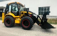 Backhoe Loader Merek Terbaik 388 Diesel 75KW 8500kg Wheel Loader dengan Efisiensi Operasional Tinggi