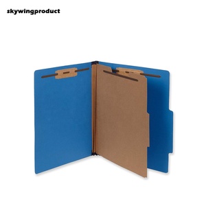 Skywing ตัวขยาย Tyvek แบบ2ง่ามทนทาน1ตัวแบ่งโฟลเดอร์การจำแนกระบบไฟล์รหัสสีฟ้าเข้ม - Product Image 1