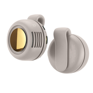 New Arrival Portable Foldable Handheld 900mAh <b>USB</b> <b>Mini</b> Fan Bladeless Whirlwind Design Custom Logo Wearable Silent Cooling Car - Product Image 1