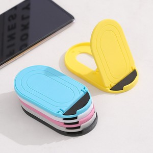 Soporte plegable personalizado OEM para teléfono móvil, soporte universal ajustable de plástico, colores variados, soporte de fábrica, venta al por mayor. - Product Image 2