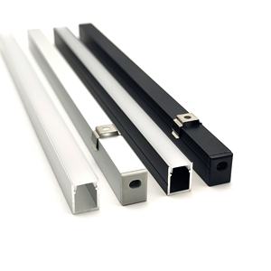 YG-F034 10*13MM PMMA <span class=keywords><strong>Blanc</strong></span> Laiteux Couvercle Profilés Linéaires en <span class=keywords><strong>Aluminium</strong></span> à Montage en Surface Profilés Acryliques Canal pour Éclairage - Product Image 5