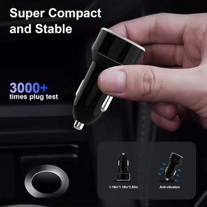 Pd3.0 Qc3.0 Kép Port <span class=keywords><strong>Adapter</strong></span> 48W <span class=keywords><strong>USB</strong></span>-A <span class=keywords><strong>USB</strong></span>-C Xe Sạc Siêu Nhanh Sạc Thiết Bị Thông Minh Tương Thích Xe AC DC Hội Đồng Quản Trị Chuyển Đổi - Product Image 4