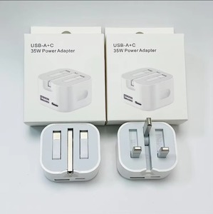 High-Speed PD Wall Charger 35W <b>USB</b>-A+<b>C</b> Foldable UK Plug Portable <b>Adapter</b> Fast Charger for iPhone for Samsung Smartphone Use - Product Image 5