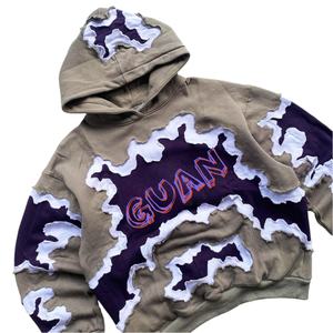 Sweat-shirt court personnalisé de haute qualité, lavé à l'acide, série High Street, lavage - Product Image 1