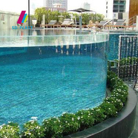 Offre Spéciale : Mur de piscine en PMMA résistant aux UV, économique, prix compétitifs pour murs de piscine en acrylique courbé