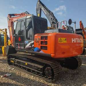 Excavatrice Hitachi EX 120 de 12 tonnes d'occasion, prix bas, vente chaude, haute qualité, machines de construction avec moteur et boîte de vitesses - Product Image 4