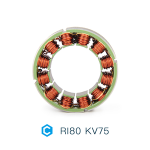 Motore Brushless FOC Impermeabile RI80 V2.0 KV75 12-48V CubeMars ad Alta Coppia con Rotore Interno e Design Senza Telaio per Robotica - Product Image 4