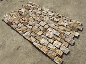 Đá sa thạch tự nhiên nhà máy trực tiếp màu vàng xi măng tường đá Bảng điều khiển bê tông gờ đá - Product Image 3