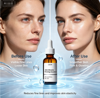 Sérum visage anti-rides raffermissant, sérum liftant aux peptides avec acide hyaluronique pour tous types de peaux OEM ODM