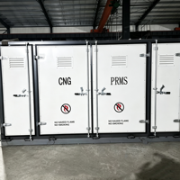 Unité de réduction de pression GNC entièrement fermée en acier inoxydable 304, 1200 Nm³/h, PRU pour la région de Russie