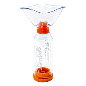 Masque pour enfant en silicone, dispositif jetable, entretoise pour l'asthme, inhalateur pour enfants, <span class=keywords><strong>valve</strong></span> pour l'asthme, maintien de la <span class=keywords><strong>chambre</strong></span> <span class=keywords><strong>d</strong></span>'aérosol, inhalateur - Product Image 5
