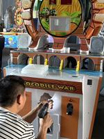 Machine de jeu de course de moto pour enfants, simulateur de conduite à monnayeur avec construction en fer et plastique, garantie 1 an, pour les 6 ans et plus
