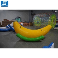 Bateau banane gonflable flottant, balançoire aquatique, jeu interactif pour parc aquatique