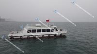 Catamaran de luxe en acier personnalisable de 62 pieds, ferry pour 40 passagers avec moteur interne pour les opérations de tourisme et de visites touristiques