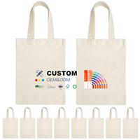 Sacs de shopping en toile personnalisables avec logo imprimable en gros, taille personnalisable, couleur unie, sac fourre-tout en coton, sac à bandoulière simple